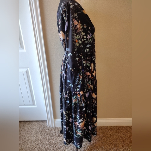 NWOT Cora Moon Whimsical Fairy core Women's Maxi Dress Size Small - Picture 6 of 11